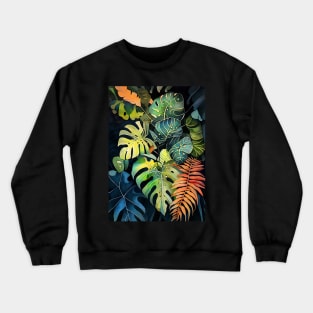 Philodendron plant art Crewneck Sweatshirt